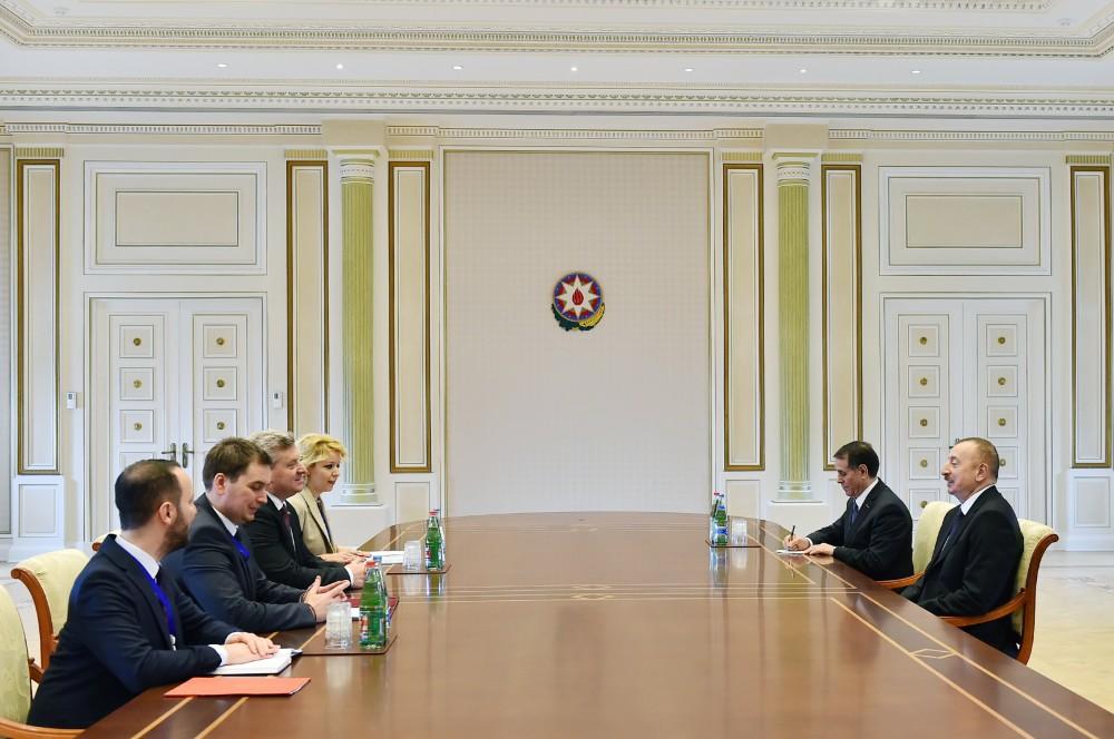 Президент Ильхам Алиев встретился с главой Македонии