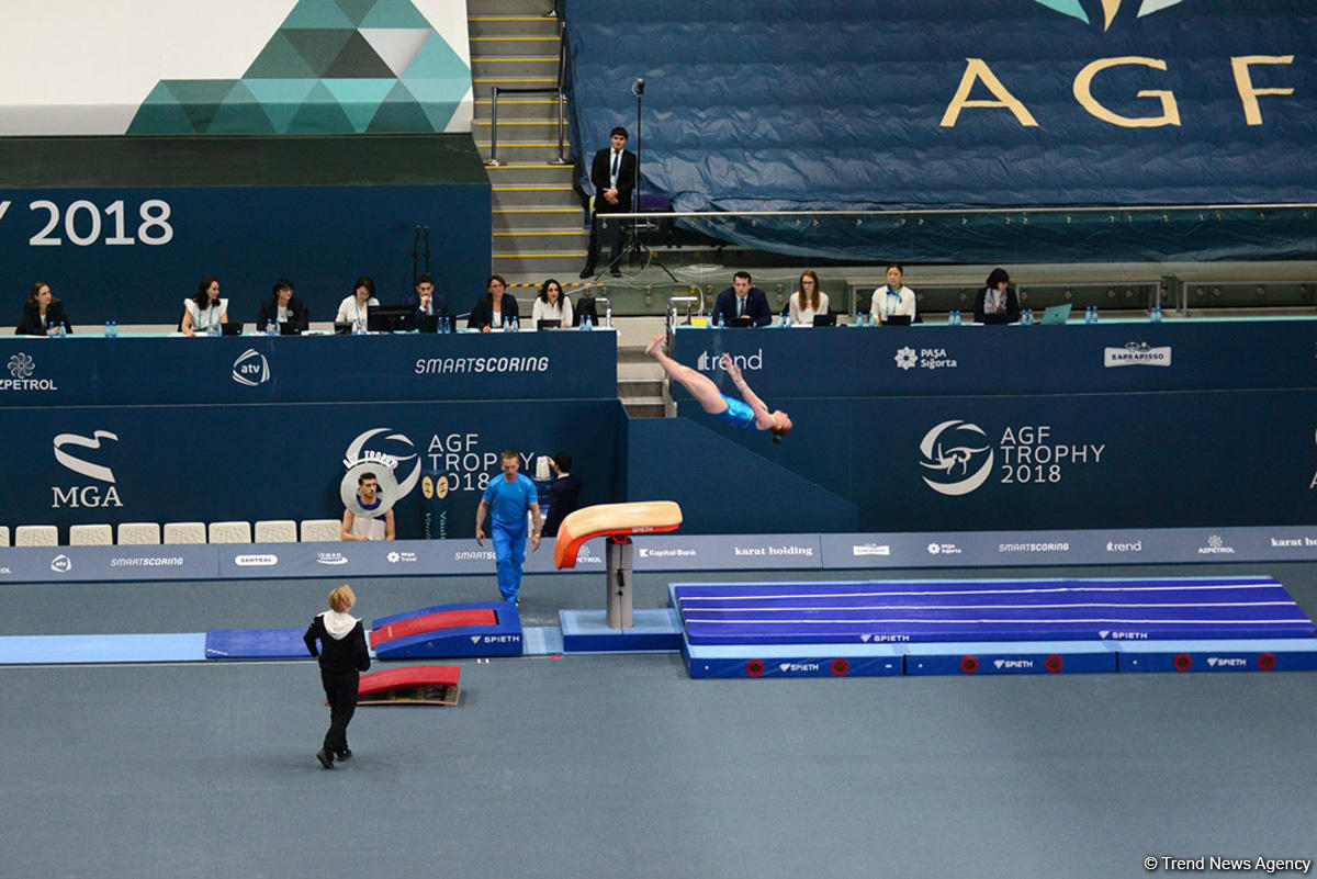 Стартовал первый день соревнований Кубка мира по спортивной гимнастике в Баку