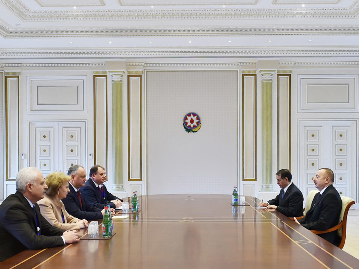 Состоялась встреча президентов Азербайджана и Молдовы