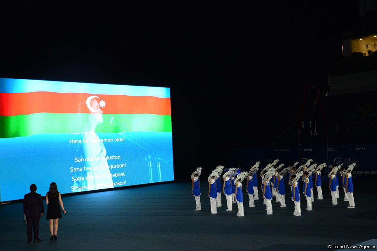 В Баку прошла церемония открытия Кубка мира по спортивной гимнастике
