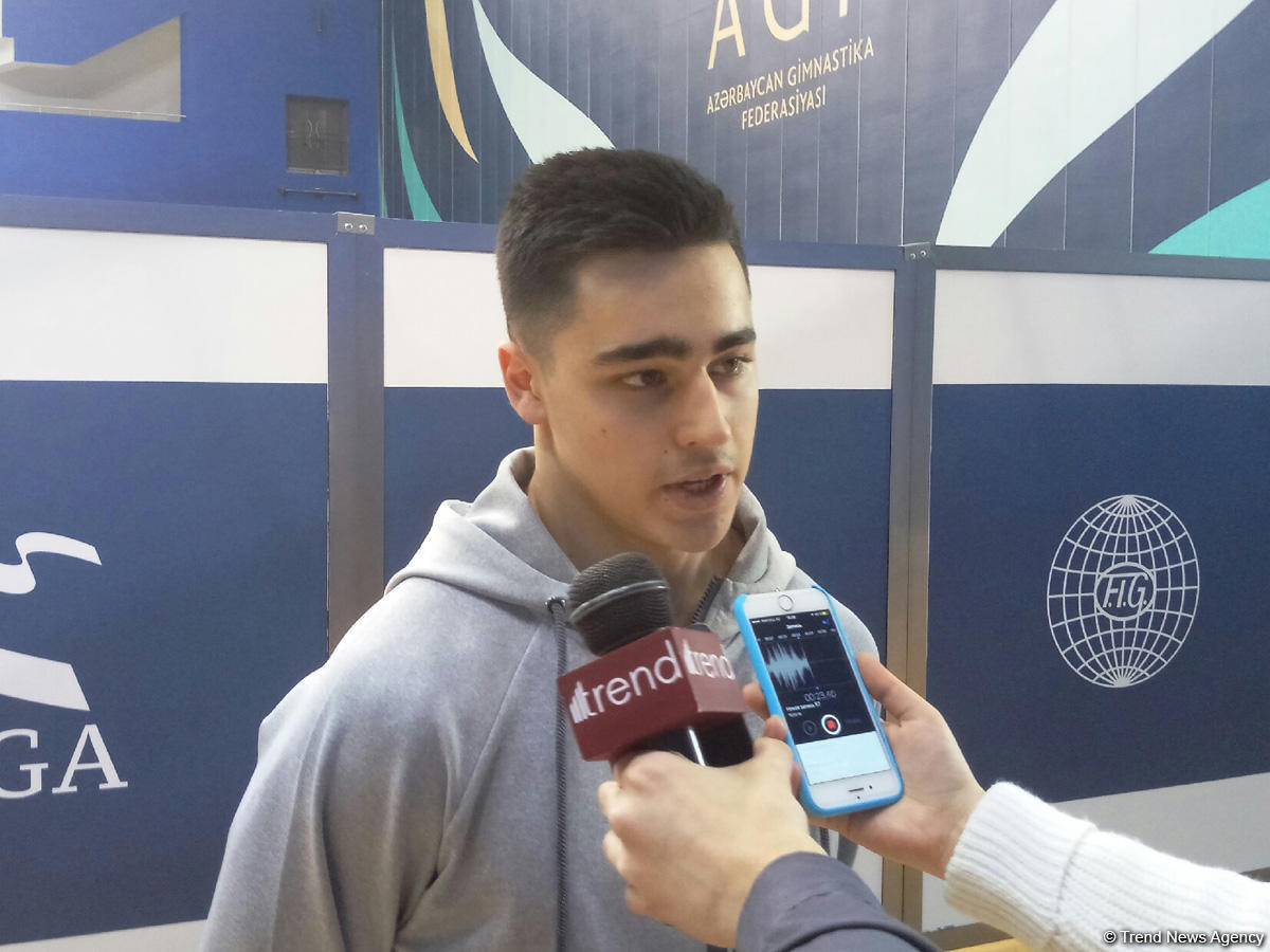 Азербайджанский гимнаст: Уровень Кубка мира в Баку очень высок
