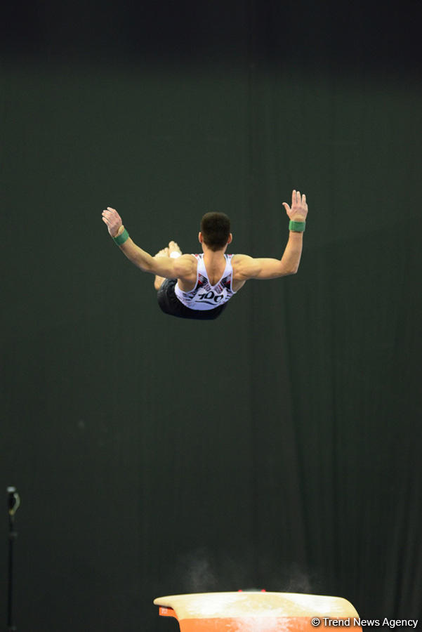 Стартовал второй день соревнований Кубка мира по спортивной гимнастике в Баку