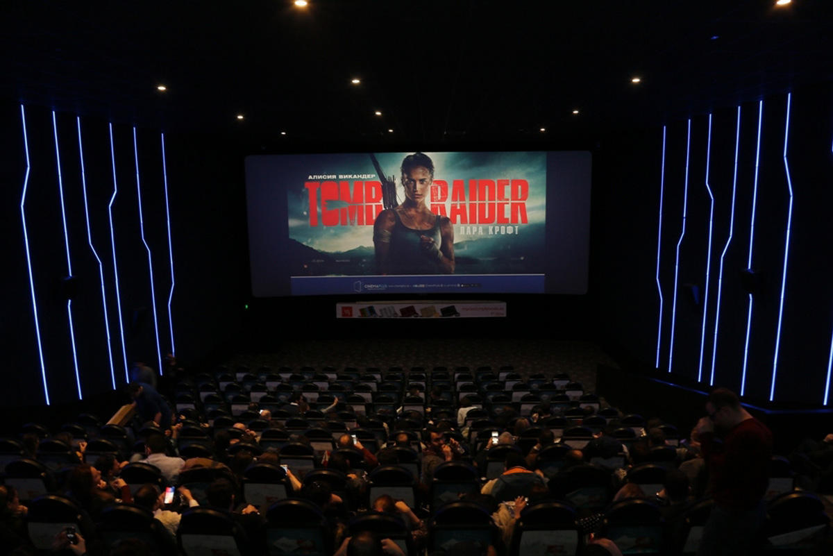 В CinemaPlus прошел предпремьерный показ фильма "Томб Райдер: Лара Крофт"