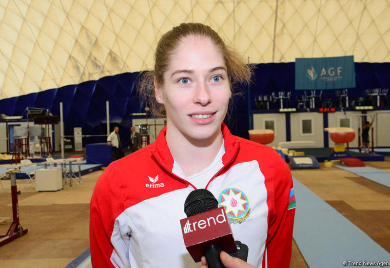 Марина Некрасова выиграла "серебро" Кубка мира по спортивной гимнастике в Баку