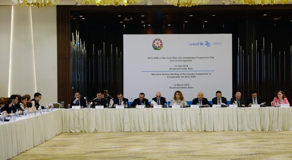 Азербайджан и ЮНИСЕФ обсуждили программу сотрудничества