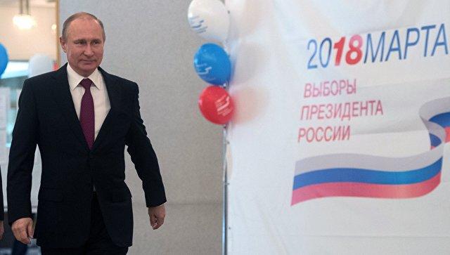 Данные ЦИК и экзит-поллов: Путин побеждает на выборах президента РФ