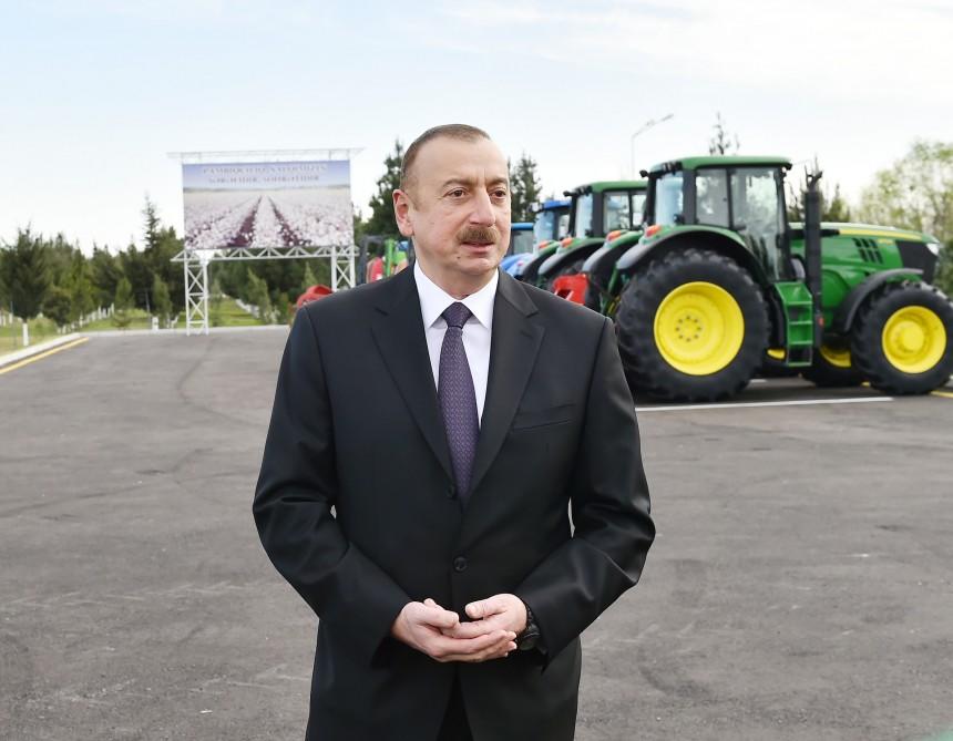Президент Ильхам Алиев: Рост урожайности хлопка должен стать главной целью в этом году
