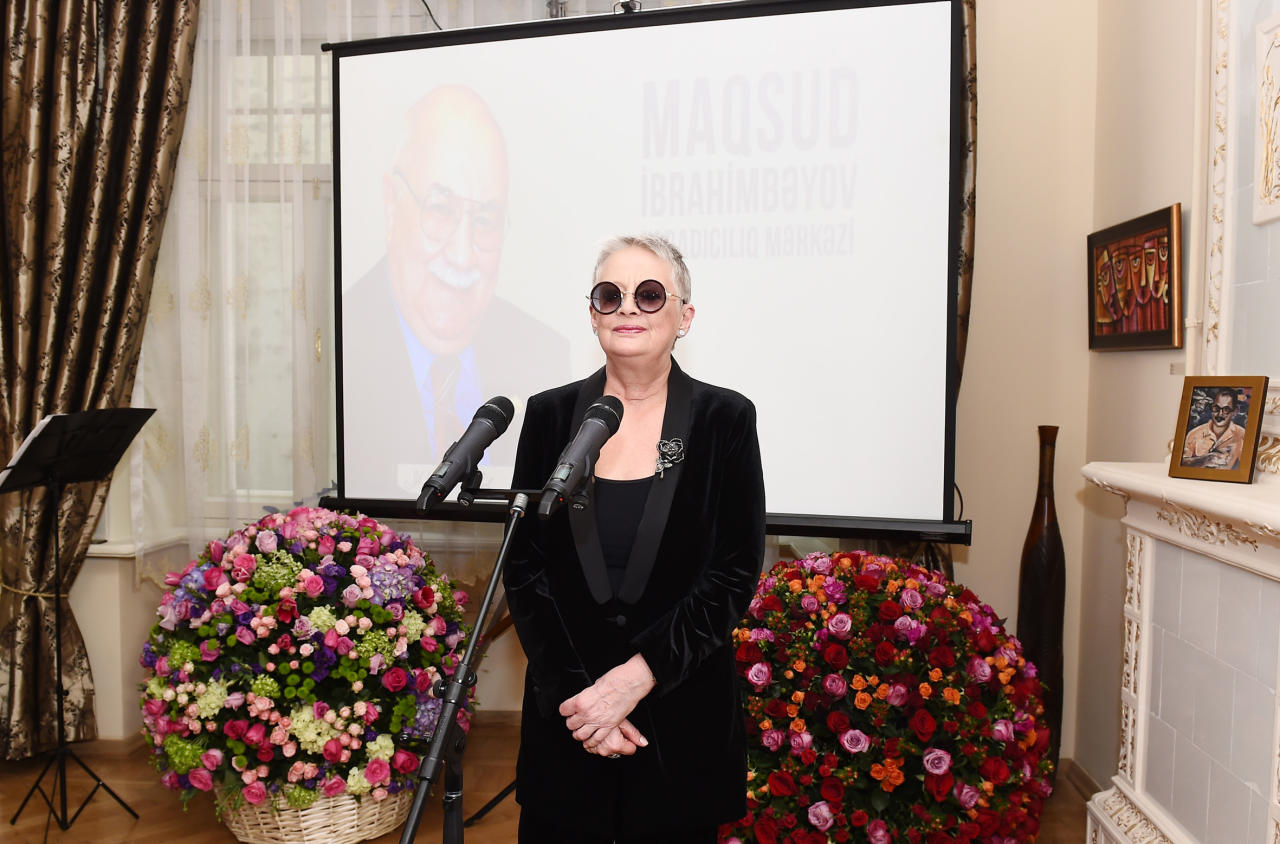 Первый вице-президент Мехрибан Алиева приняла участие в церемонии открытия Центра творчества Максуда Ибрагимбекова
