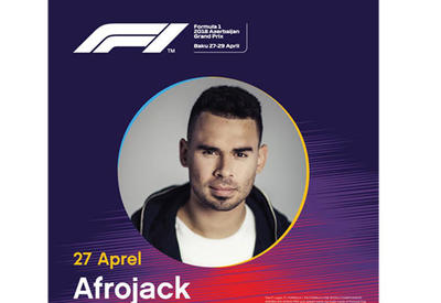 Афтепати с легендарным диджеем Afrojack пройдет в рамках Гран-при Азербайджана Формулы 1