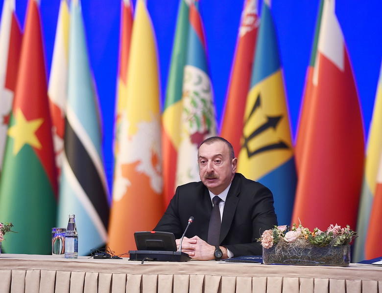 Президент Ильхам Алиев принял участие в промежуточной министерской конференции в рамках Движения неприсоединения