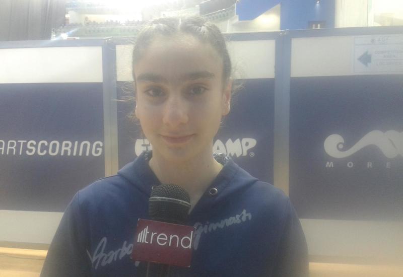 Азербайджанская гимнастка: Моя цель - стать олимпийской чемпионкой