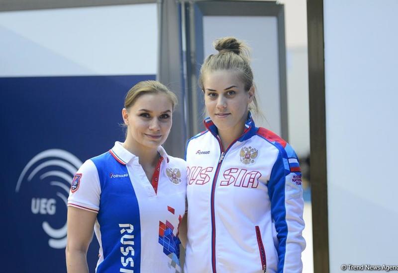 Российские гимнастки довольны своим выступлением на Чемпионате Европы в Баку