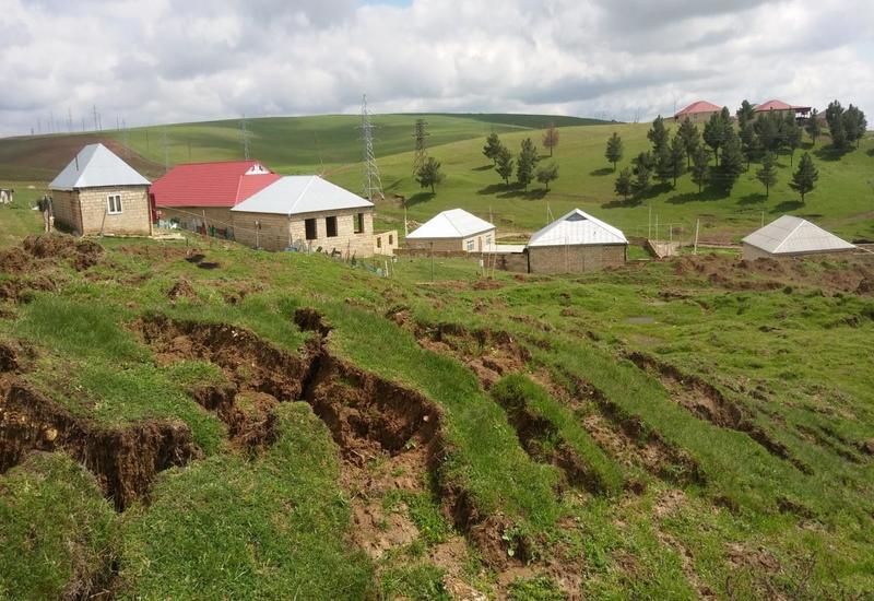 В Астаре активизировались зоны оползней