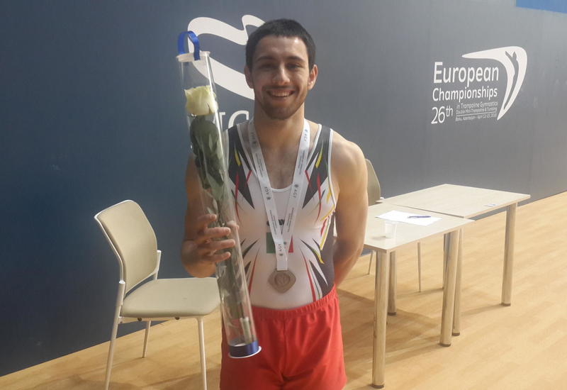 Португальский гимнаст: Для меня счастье выиграть медаль на Чемпионате Европы в Баку
