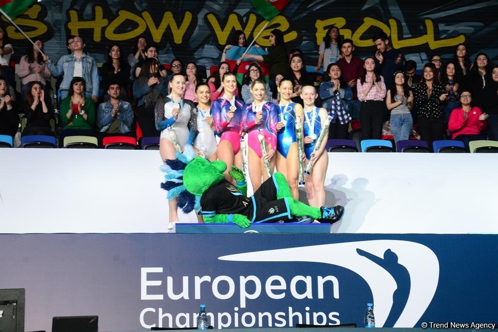 В Баку прошло награждение призеров последних финалов XXVI Чемпионата Европы