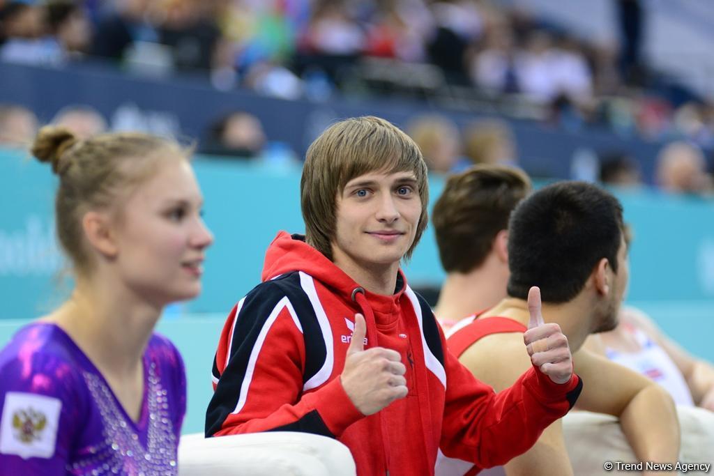 Азербайджанский гимнаст стал Чемпионом Европы в прыжках на акробатической дорожке - ФОТО