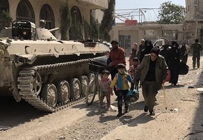 Почти 60 тысяч мирных жителей вернулись в свои дома в Восточной Гуте