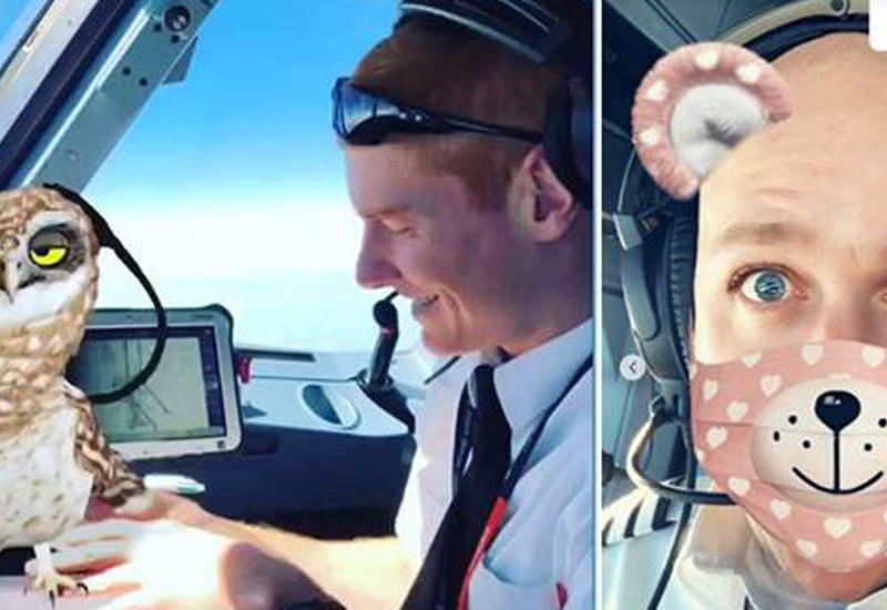 Пилота уволили за забавы со Snapchat во время полета