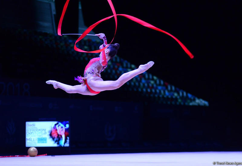 Азербайджанские гимнастки вышли в финалы AGF Junior Trophy