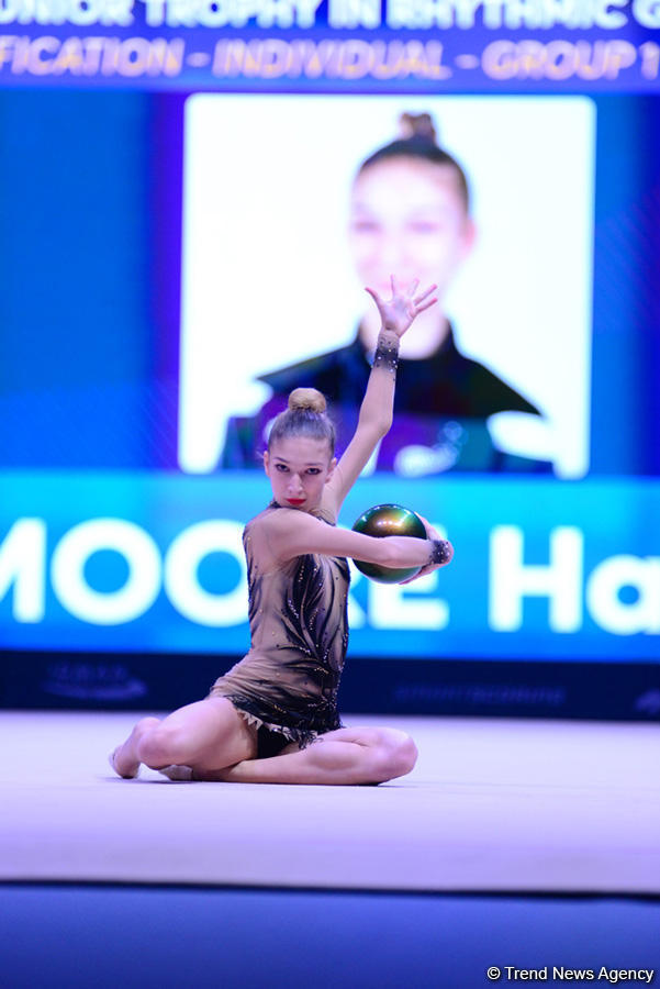 Лучшие моменты c международного юношеского турнира по художественной гимнастике в Баку