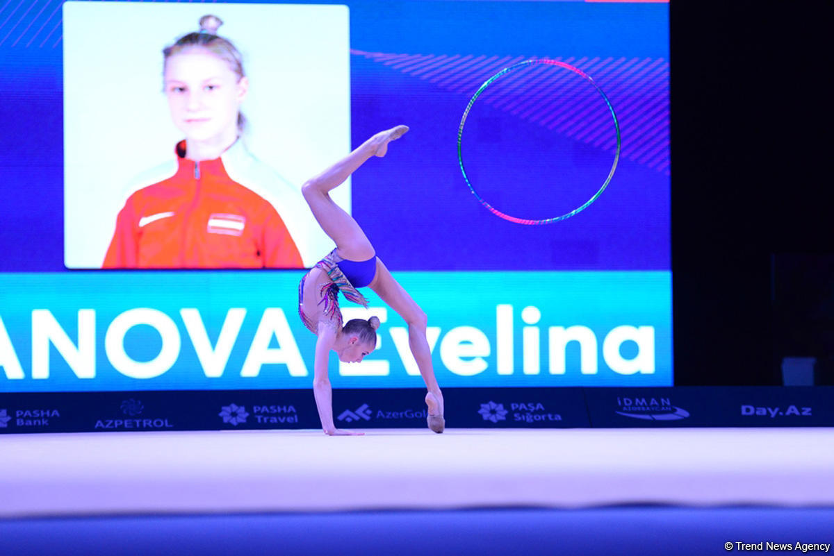 Лучшие моменты c международного юношеского турнира по художественной гимнастике в Баку