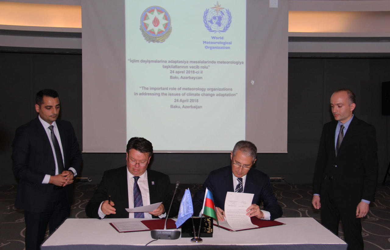 Азербайджан и Всемирная метеорологическая организация подписали меморандум