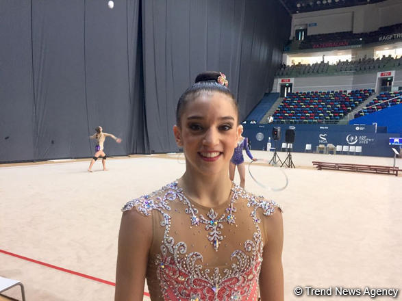 Испанская гимнастка: Для спортсменов настоящая честь выступать в Азербайджане