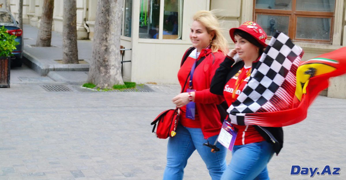 Туристы на Гран-при Азербайджана Формула 1