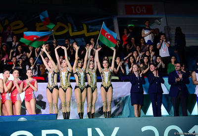 В Баку прошла церемония награждения групповых команд в рамках Кубка мира <span class="color_red">- ФОТО</span>