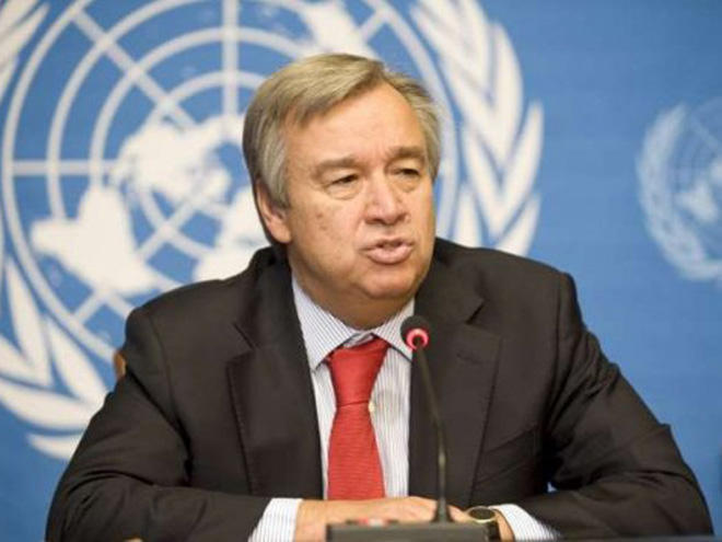 Генсек ООН призвал Азербайджан и Армению добиваться мирного разрешения карабахского конфликта