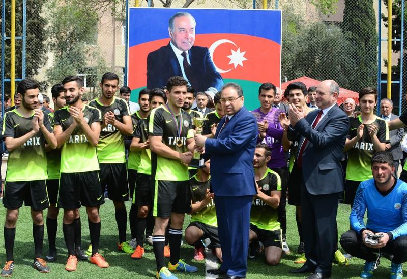 Завершился футбольный турнир БГУ в честь 95-летия Общенационального лидера Гейдара Алиева