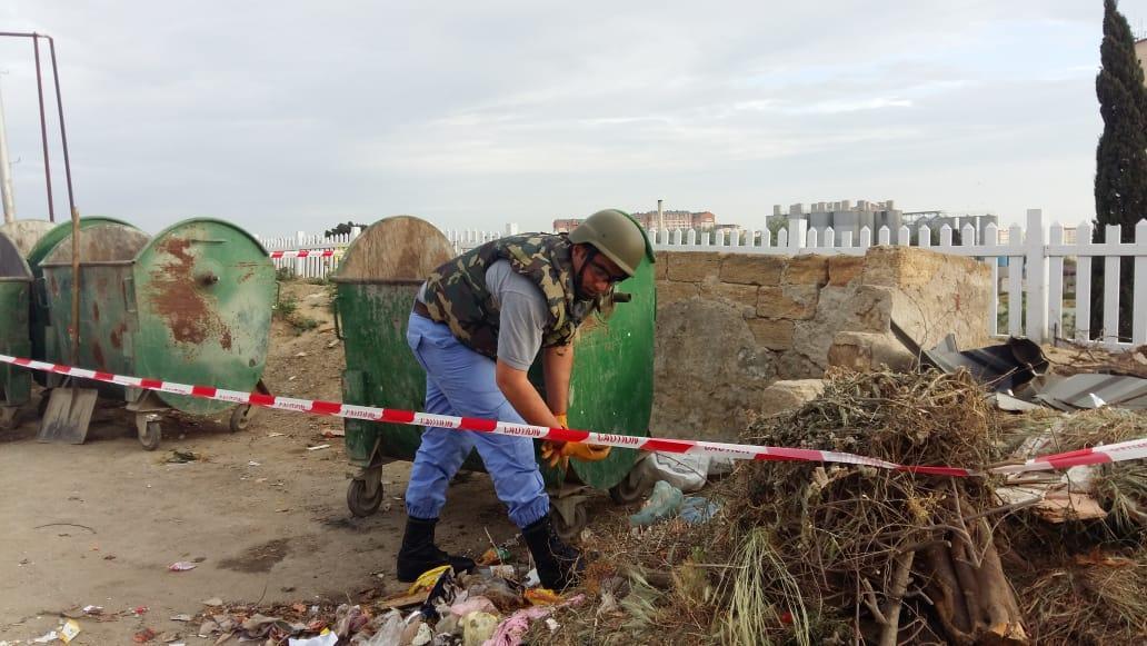 В Баку обнаружены ручная граната и патроны