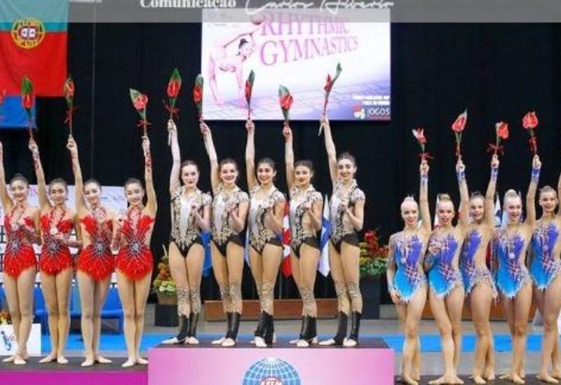 Азербайджанские гимнастки завоевали три медали в Португалии