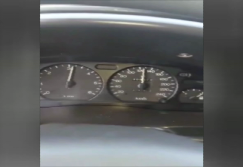 Magistral yolda həyəcanlı anlar <span class="color_red">- VİDEO</span>