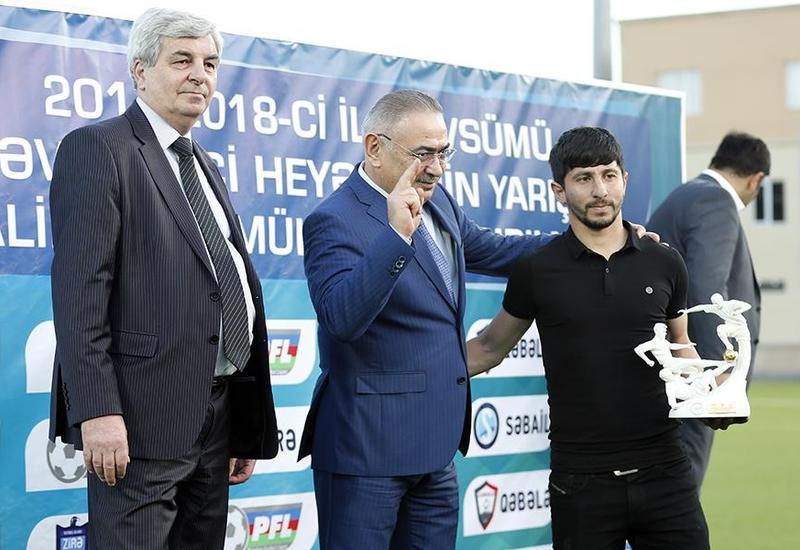 Награждены лучшие бомбардиры чемпионата по футболу среди дублеров
