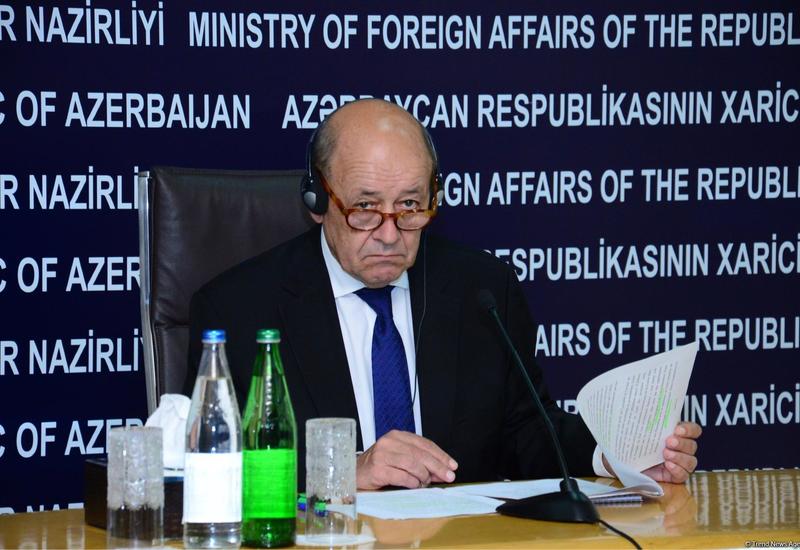 Глава МИД Франции сделал заявление по Карабаху в Баку