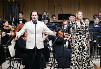 В Центре Гейдара Алиева состоялся концерт известных оперных певцов Яны Меликовой и Аскара Абдразакова