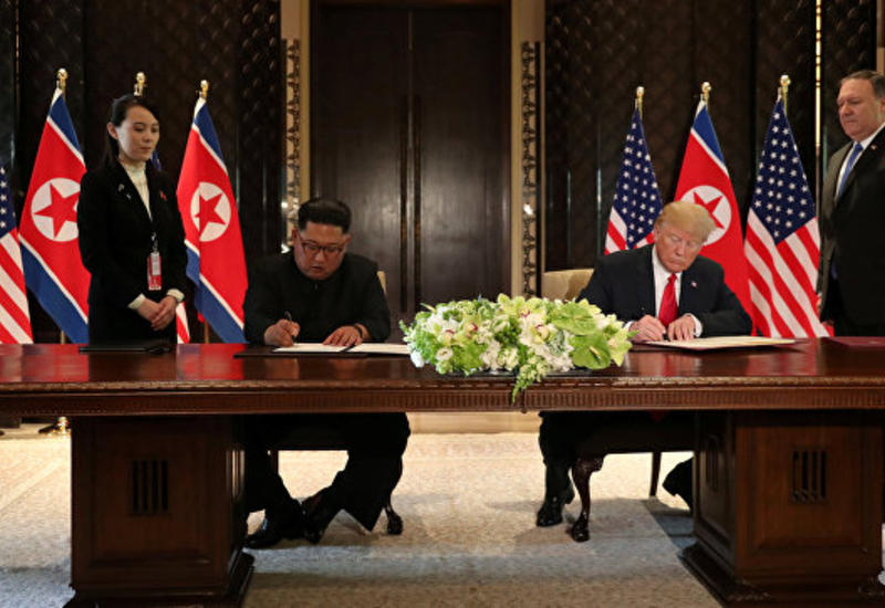 Трамп и Ким Чен Ын подписали итоговый документ после переговоров