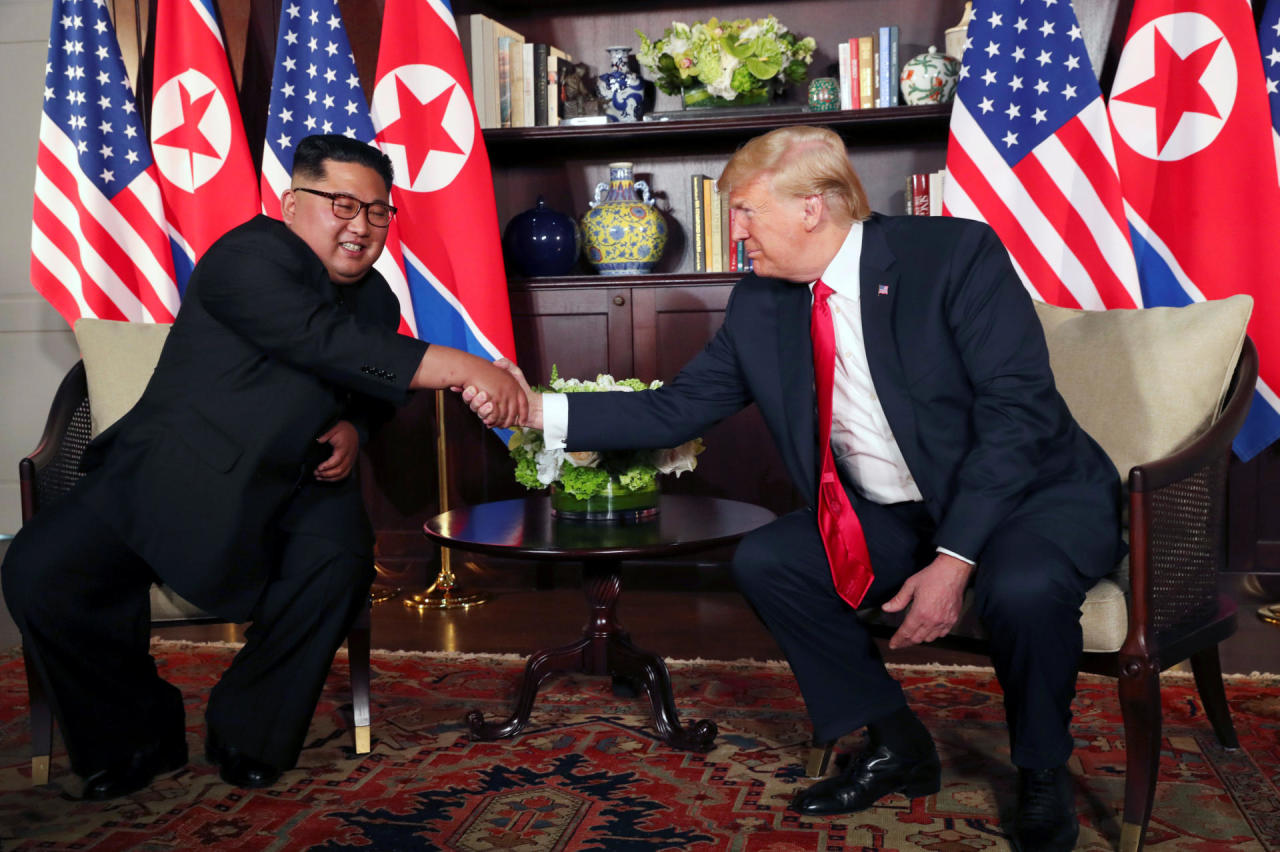 Дональд Трамп отправился на встречу с Ким Чен Ыном