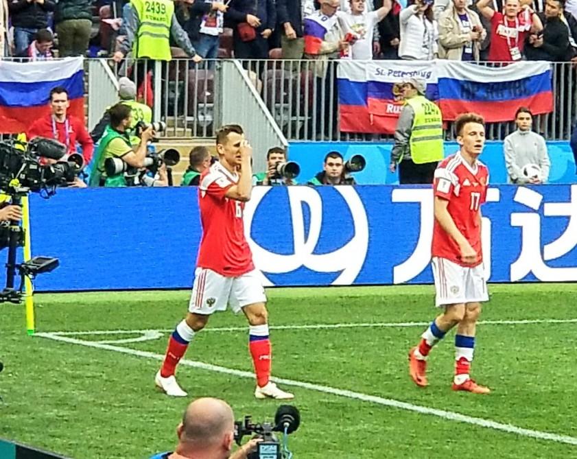 Сборная России разгромила команду Саудовской Аравии в матче ЧМ-2018