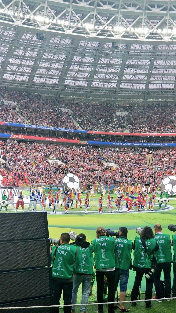 В Москве состоялась церемония открытия ЧМ-2018 по футболу