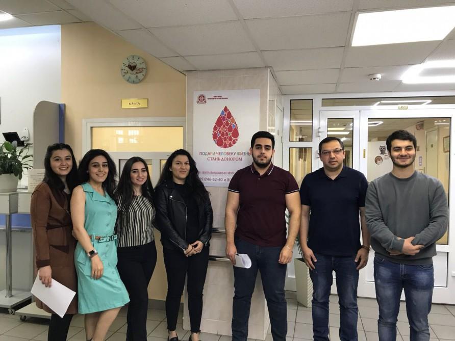 По инициативе вице-президента Фонда Гейдара Алиева Лейлы Алиевой в Москве прошла акция «У крови нет нации»