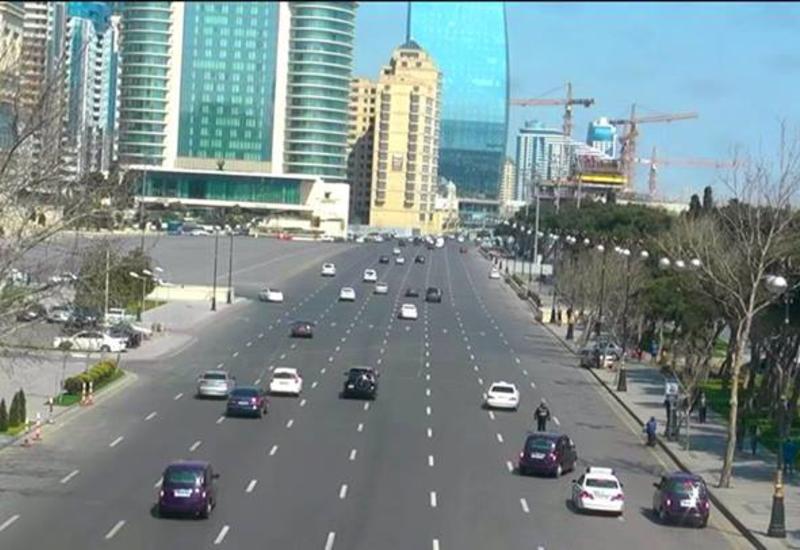 В центре Баку вновь ограничат движение транспорта