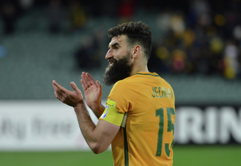 Зрители засняли красивый гол капитана сборной Австралии в матче с Данией