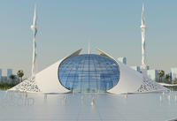 Оригинальный проект современной Белой мечети в Баку от выпускника британского вуза
