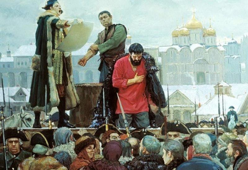 В чем была ошибка палача Емельяна Пугачева