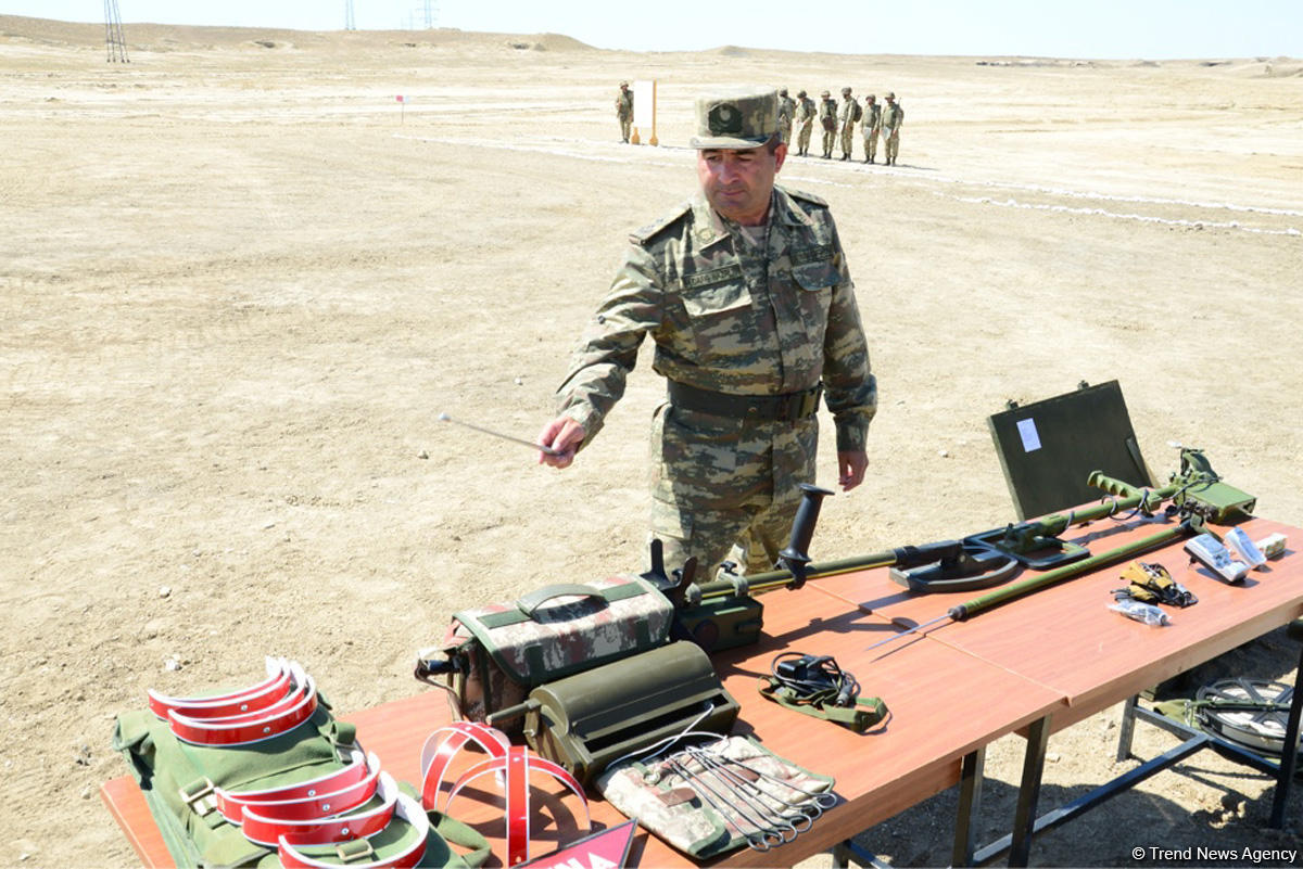 Масштабные учения инженерно-саперных войск ВС Азербайджана