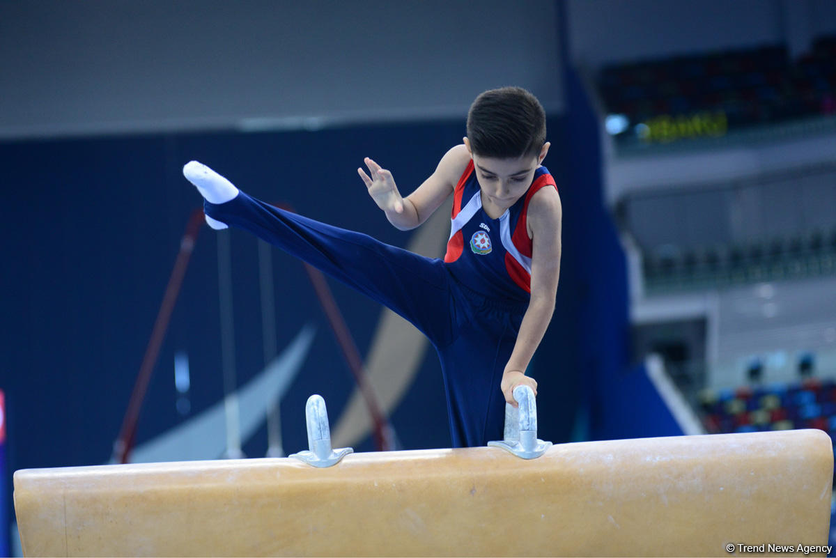 Стартовал второй день соревнований Первенства Азербайджана и Чемпионата Баку по спортивной гимнастике