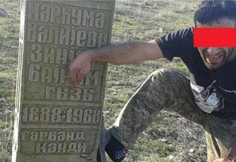 Карабахские сепаратисты вновь осквернили азербайджанское кладбище