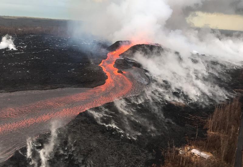 Площадь Гавайских островов увеличились из-за извержения вулкана